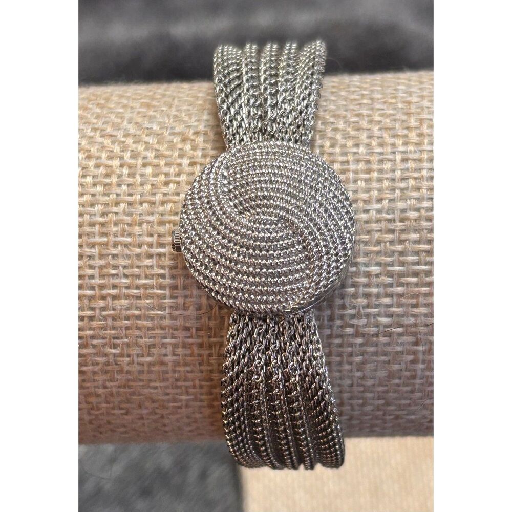 Rare Ann Klein "Peek-A-Boo" Hidden Watch Bracelet